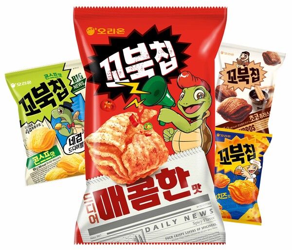 오리온의 대표 스낵 '꼬북칩' [사진=오리온 홈페이지] (포인트경제)
