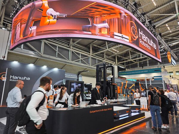 한화로보틱스 ‘오토매티카(Automatica) 2025’ 전시 부스 /한화로보틱스 제공