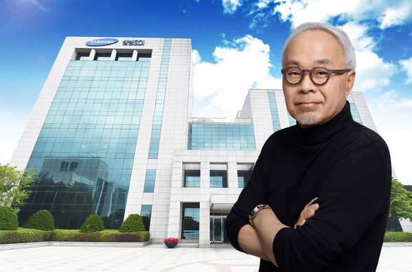 삼성SDI 본사 기흥사업장과 최주선 대표이사 ⓒ포인트경제CG