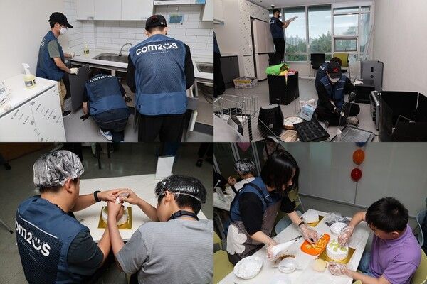 ‘컴투스 키친’ 조성과 쿠킹 봉사활동 현장 /컴투스 (포인트경제)