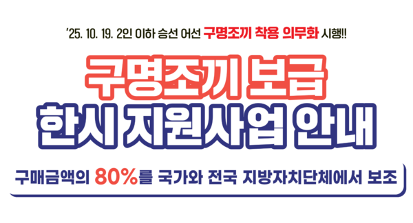 수협 &nbsp;불편 줄인 구명조끼 연말까지 전 어선에 보급 /수협중앙회 제공