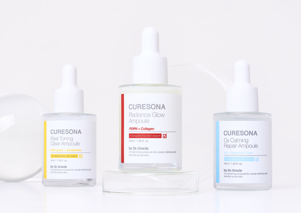 다이소에서 판매중인 큐어소나 글로우 앰플 [사진=큐