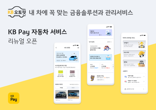 KB국민카드, ‘KB오토핏’으로 자동차 금융 통합 서비스 개시