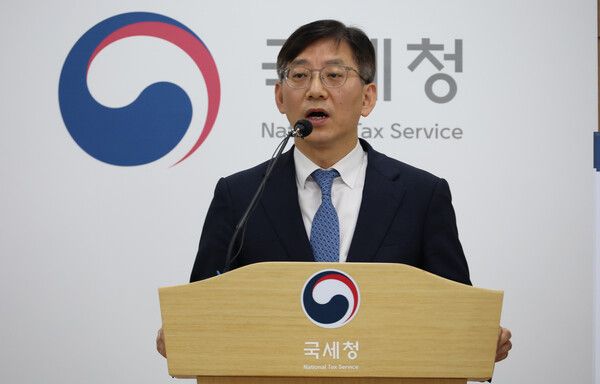 안덕수 국세청 징세법무국장이 4일 세종시 정부세종2청사에서 모든 체납자의 실태 확인을 위한 국세 체납관리단 출범을 본격 추진한다고 밝히고 있다. /사진=뉴시수