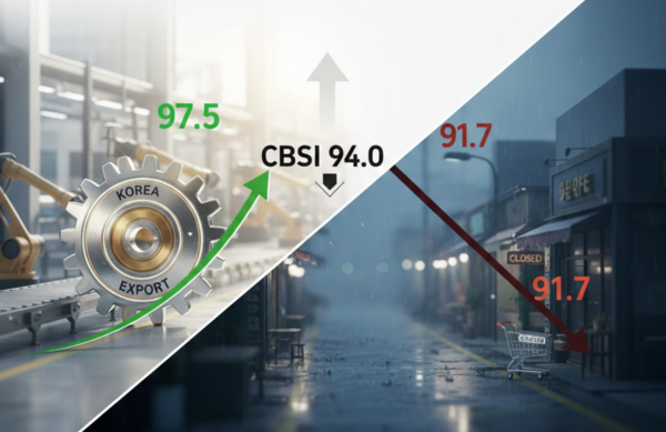 제조업 웃고 비제조업 울고… 1월 기업체감경기, 석 달 만에 소폭 하락 /AI이미지