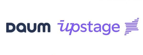 다음과 업스테이지 CI [사진=카카오, 업스테이지] (포인트경제)