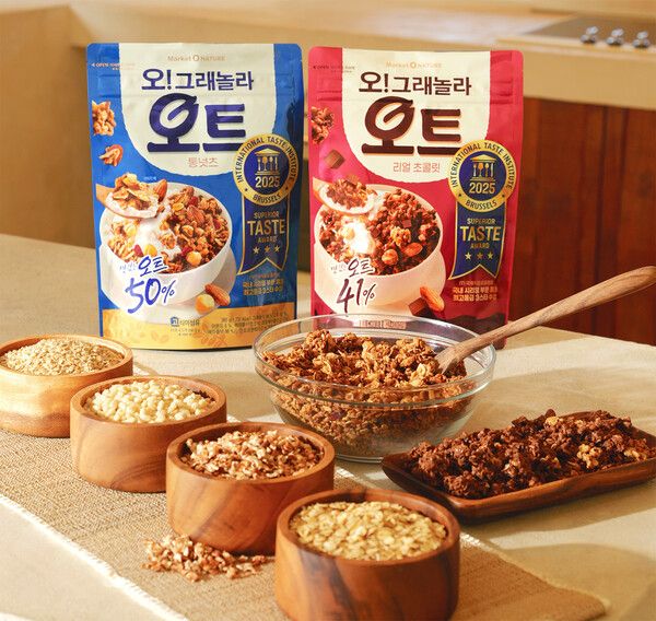 오리온 ‘마켓오네이처 오!그래놀라 오트 통넛츠’&’리얼초콜릿’