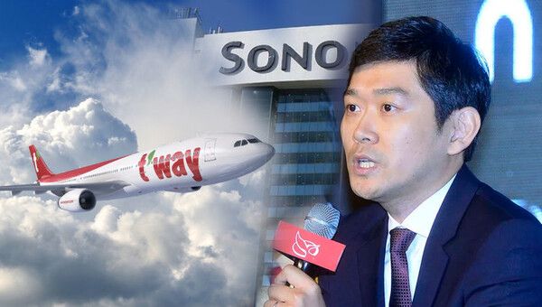 서준혁 대명소노그룹 회장과 티웨이 / 사진=뉴시스 ⓒ포인트경제CG