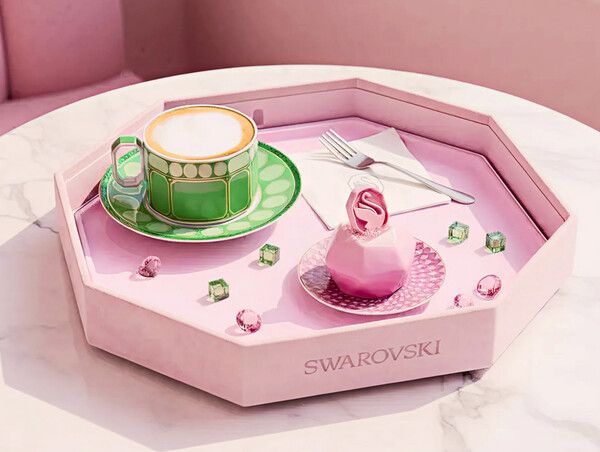 카페 스와로브스키 디저트 세트 /파라다이스시티 제공