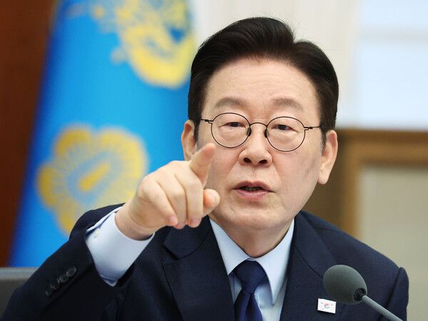 이재명 대통령이 10일 청와대에서 열린 국무회의에서 발언하고 있다. /사진=뉴시스