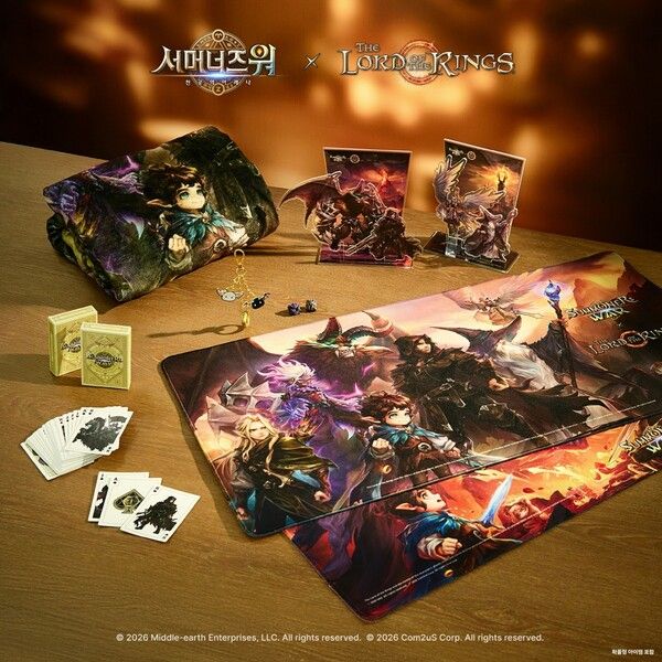 '서머너즈 워' X '반지의 제왕' 컬래버 한정판 MD 글로벌 사전 예약 시작