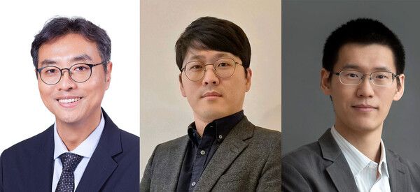 (왼쪽부터) 삼성SDI 연구소 차세대개발팀장&nbsp;이승우 부사장,&nbsp;삼성SDI 미국연구소(SDIRA) 김용석 소장,&nbsp;컬럼비아대학교 위안 양(Yuan Yang) 교수 /삼성SDI 제공