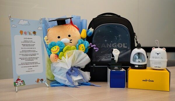 카카오게임즈 임직원 자녀들을 위한 축하 선물. [사진=카카오게임즈] (포인트경제)