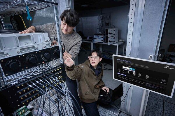 SKT, 차세대 기지국 ‘AI-RAN’ 실증 성공 /SKT 제공