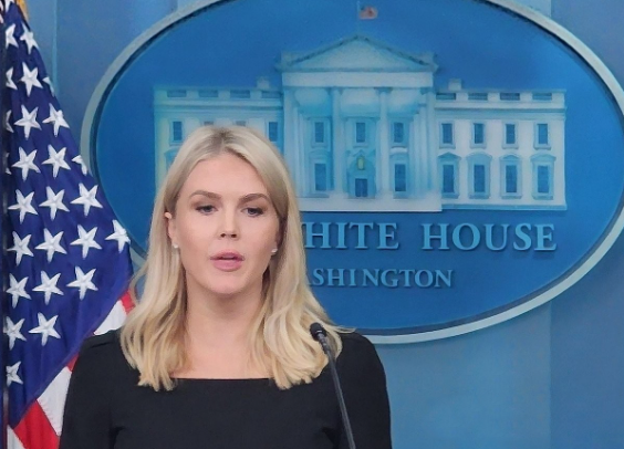캐롤라인 레빗 백악관 대변인 / 워싱턴=연합뉴스 (포인트경제)