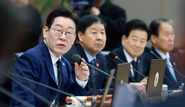 이재명 대통령이 17일 세종시 정부세종청사에서 열린 국무회의에서 발언하고 있다. /사진=뉴시스