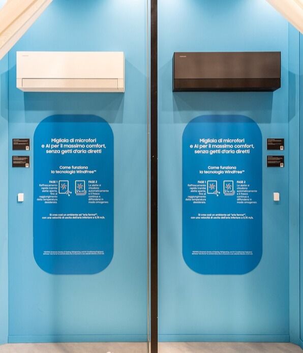 &nbsp;'AI 무풍콤보 프로 벽걸이' 가정용 에어컨 이미지 /삼성전자 제공