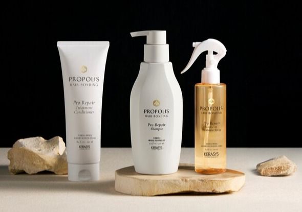 케라시스 프로폴리스 헤어본딩 라인 3종 /사진제공=애경산업