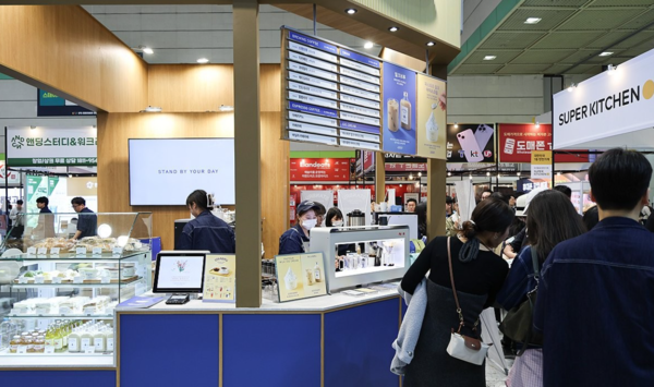 지난&nbsp;2일 서울 강남구 코엑스에서 열린 상반기 IFS 프랜차이즈 창업-산업 박람회 /사진=연합뉴스