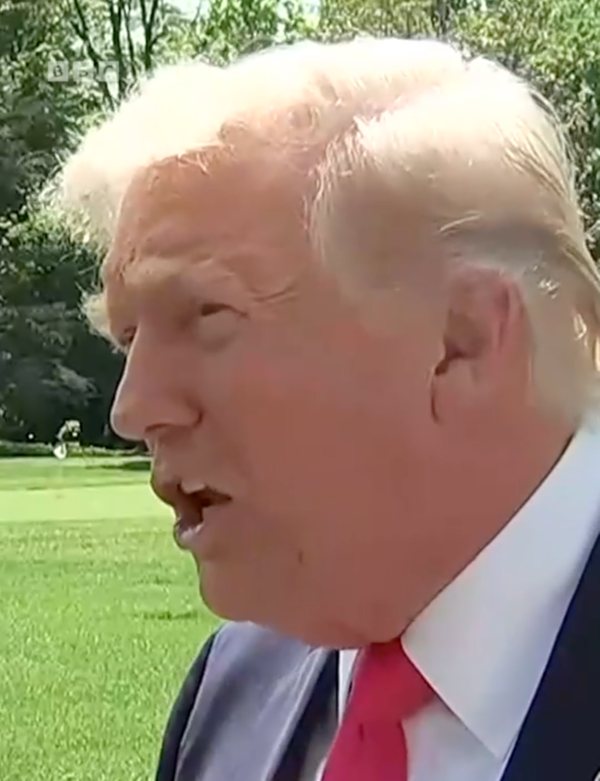 트럼프, 레바논 협상 가능성에 대해 '매우 기대된다'고 밝혔다. /BBC 갈무리