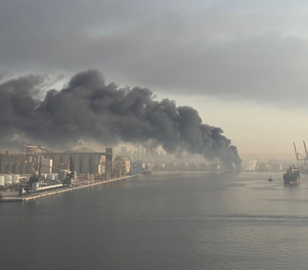 호르무즈 인접 아랍에미리트 제벨알리항 / 사진= 전국해상선원노동조합연맹, 뉴시스