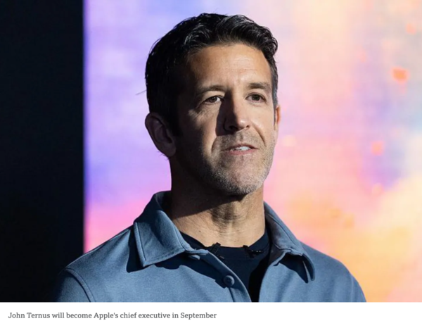 9월에 애플의 최고경영자가 될 존 터너스 /BBC 갈무리