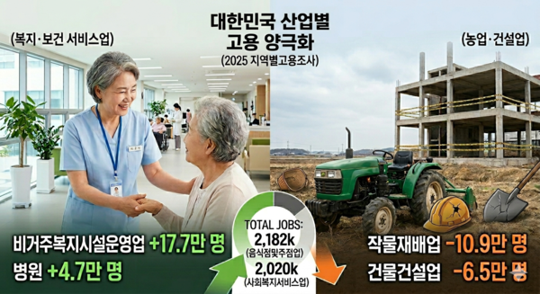 ‘2025년 하반기 지역별고용조사 취업자의 산업 및 직업별 특성’ /AI이미지