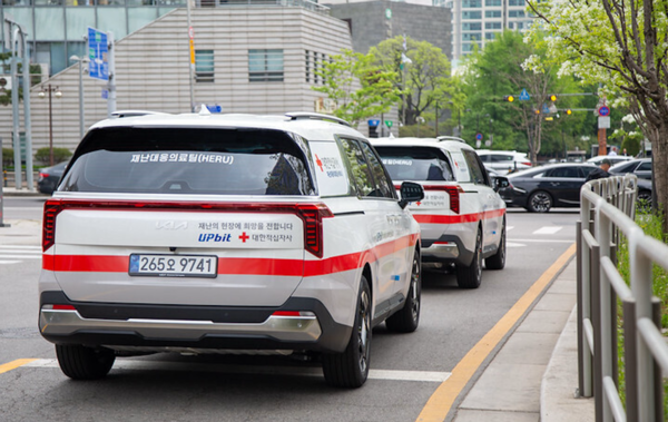 업비트가 대한적십자사에 제공한 재난대응의료팀(HERU)&nbsp;차량 /두나무 제공