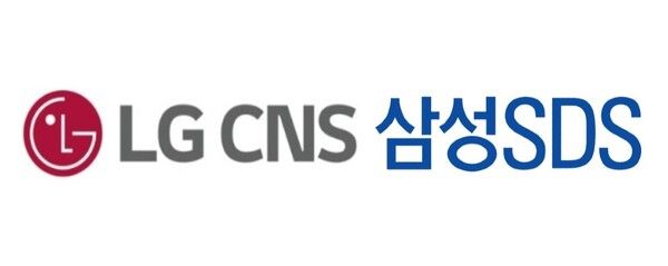 LG CNS, 삼성SDS CI. [사진=LG CNS, 삼성SDS] (포인트경제)