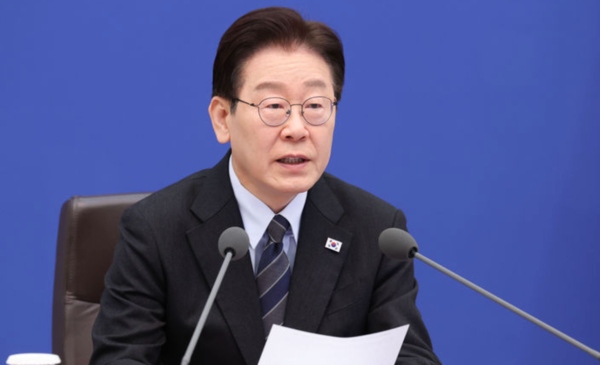 이재명 대통령이 6일 청와대에서 열린 국무회의 겸 비상경제점검회의에서 발언하고 있다. /사진=뉴시스