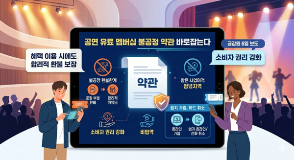공정거래위원회, 공연 유료 멤버십 불공정 약관 바로잡는다 /AI이미지