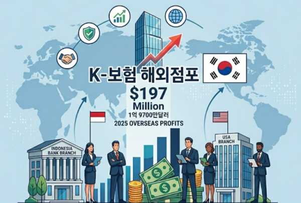보험사 해외점포 작년 순익 1억9700만달러 /AI이미지