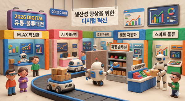 산업부, ‘2026 디지털 유통·물류대전’ 개막…AI·로봇 혁신 한자리에 /AI이미지