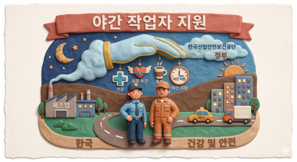 고용부·안전보건공단, 야간작업 사업장 ‘패키지 종합지원’ 본격 추진 /AI이미지