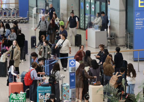 1일 인천국제공항 제1여객터미널 입국장 /사진=뉴시스