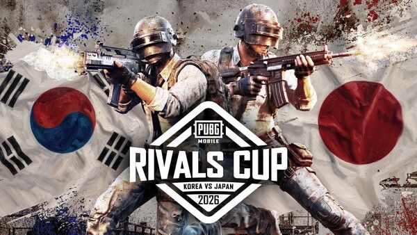 배틀그라운드 모바일 한일 대항전 'PUBG MOBILE RIVALS CUP 2026 KR VS JP'​가 오는 11일부터 12일까지 개최된다. /크래프톤