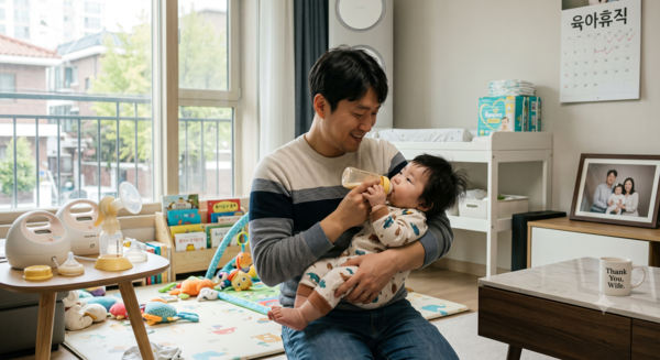 남성 육아휴직 /AI이미지