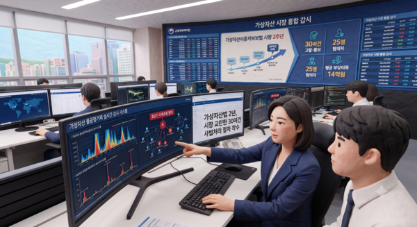 가상자산법 2년, 시장 교란한 시세조종 30여건 사법처리 절차 착수 /AI이미지