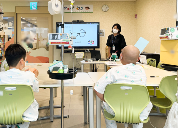 '찾아가는 FSS 어린이 금융스쿨' 병원학교편 활동 사진 /금융감독원