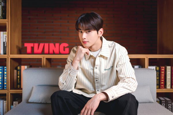 ​배우 차은우. 사진=티빙