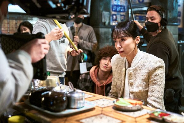'길복순' 비하인드 스틸. 사진=넷플릭스