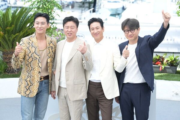 ​사진= CJ ENM/블라드스튜디오'탈출: PROJECT SILENCE' 주지훈, 김희원, 이선균, 김태곤 감독. 사진 CJ ENM/블라드스튜디오