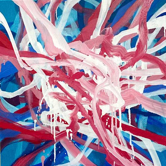 Nearly 1 oil on canvas 45.5x45.5cm 2023