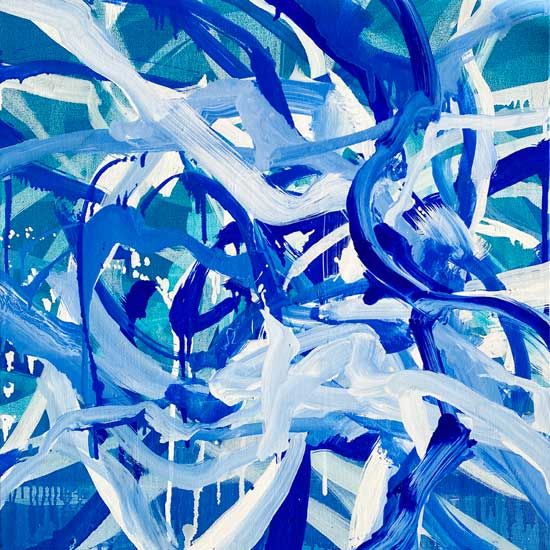 Nearly 3 oil on canvas 45.5x45.5cm 2023