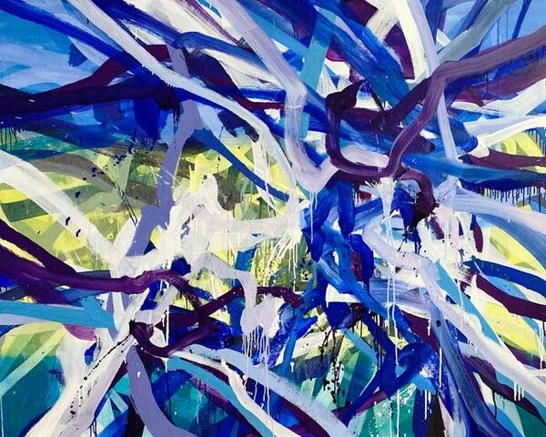 Unbounded 2 oil on canvas 122x152.4cm 2023