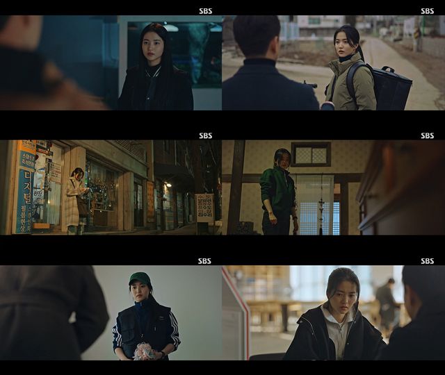 구산영 역의 김태리. 사진=SBS ‘악귀’ 캡처