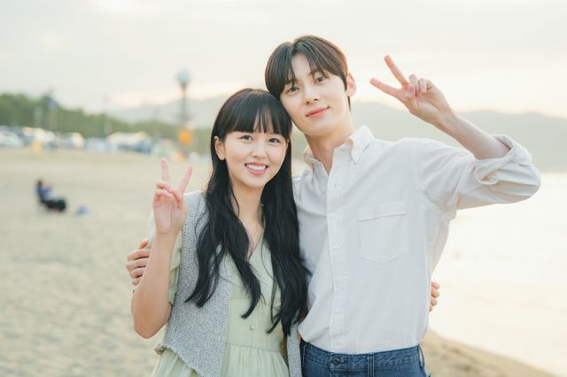 ‘소용없어 거짓말’ 비하인드 컷. 사진=tvN