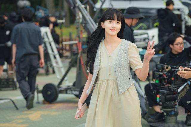 ‘소용없어 거짓말’ 비하인드 컷. 사진=tvN