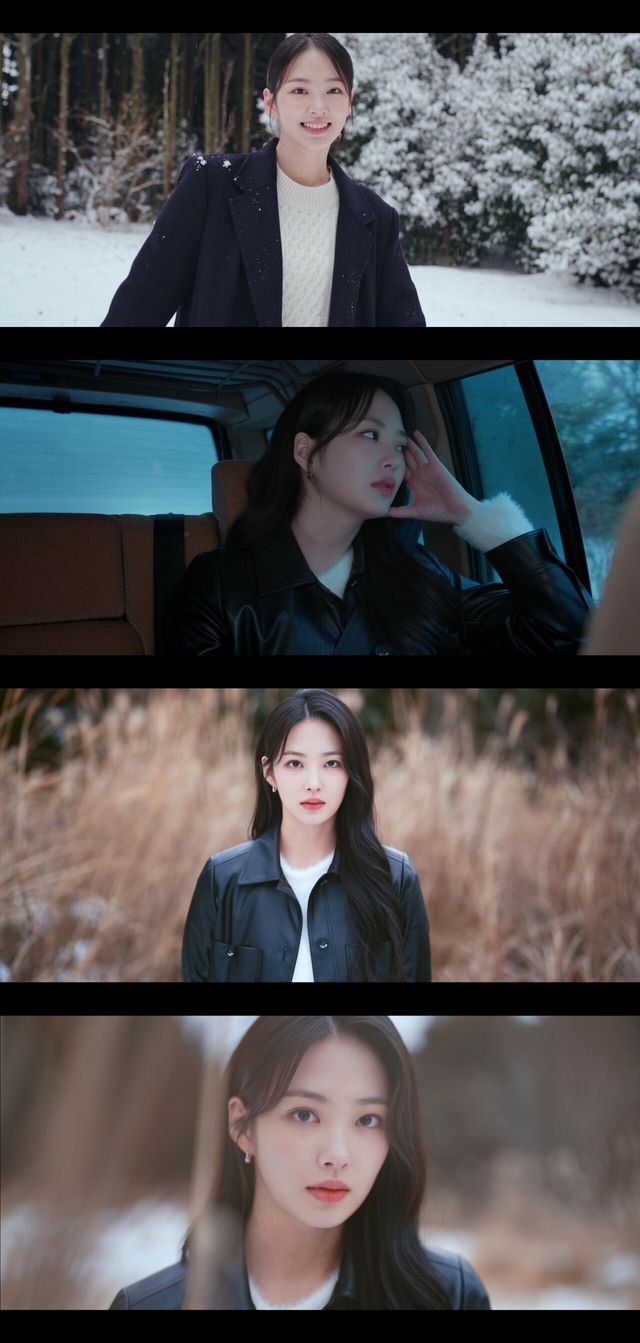 니엘 '이별하러 가는 길'&nbsp;뮤직비디오 여주인공 최효주. 사진=&nbsp;뉴엔트리 유튜브 공식 채널