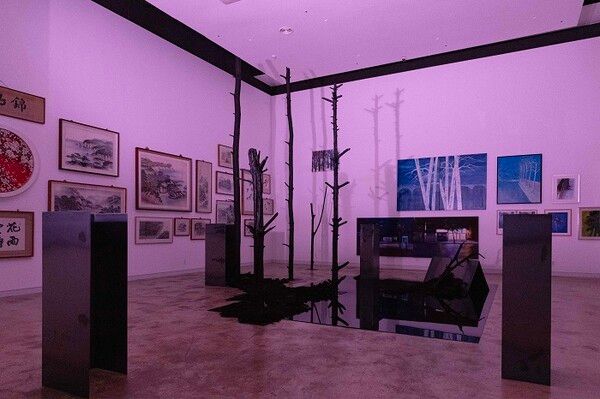 2024년 ‘지역전시 활성화 지원사업’으로 경남 거제 아그네스 파크에서 열리는 ‘Eco Art Festival: 모두의 셸터’ 전시 전경. 사진=예술경영지원센터